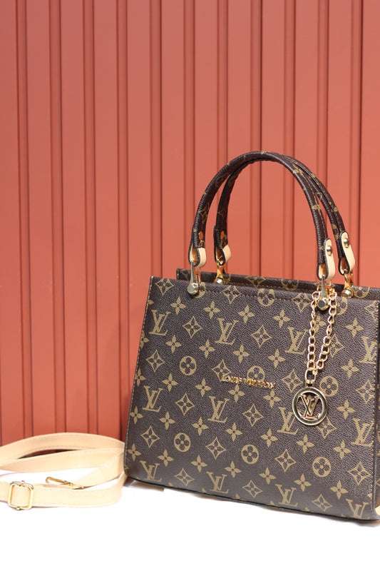MONOGRAM DESENLİ TOTE ÇANTA