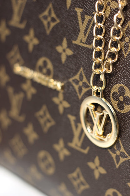 MONOGRAM DESENLİ TOTE ÇANTA